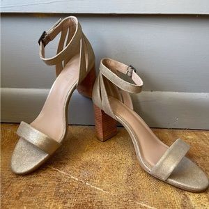 ABLE Elizabeth heels in gold